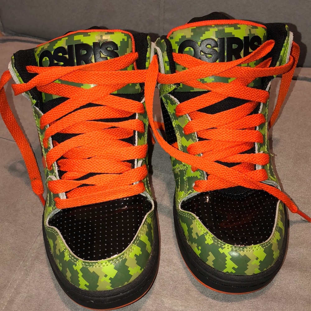 Osiris Boys Camo Skate shoes